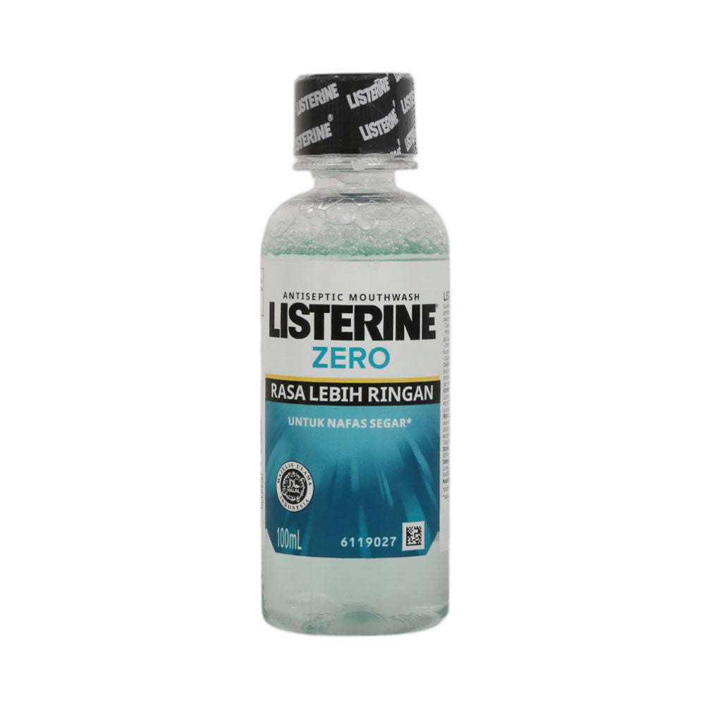 LISTERINE MOUTH WASH ZERO ANTISEPTIC 100 ML