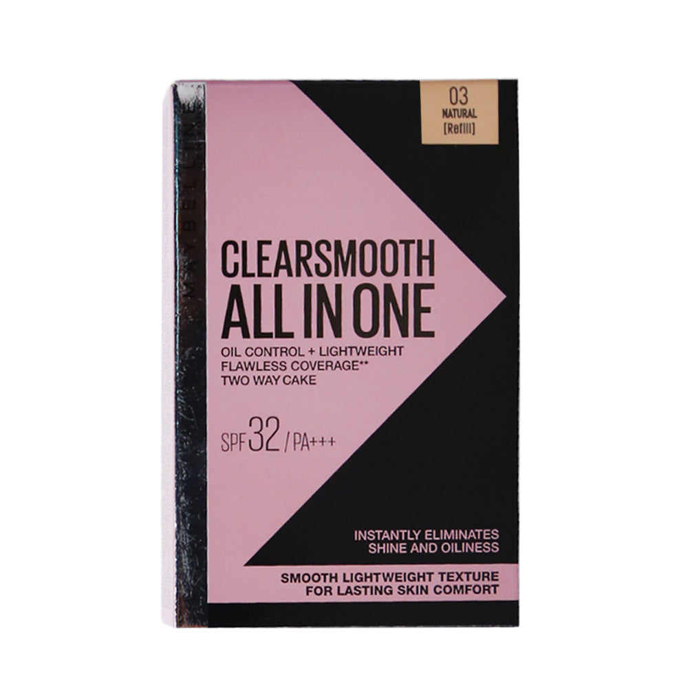 MAYBELLINE CLEAR SMOOTH PWD AIO R2018 REF 03 NT AS