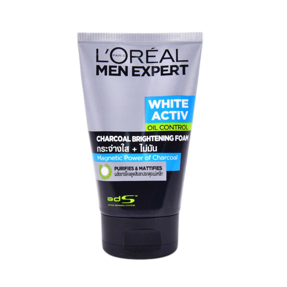 LOREAL MEN EXPERT WHITE ACTIVE CHARCOAL FOAM 100ML
