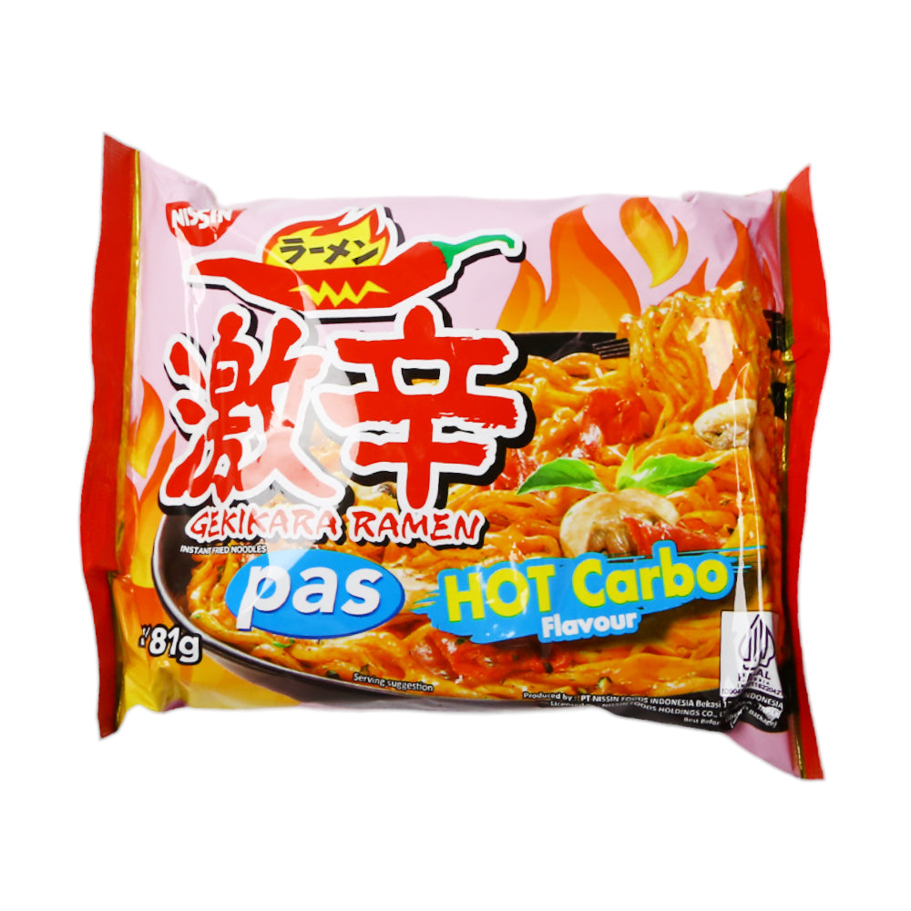 NISSIN GEKIKARA RAMEN HOT CARBO PAS 80 GM