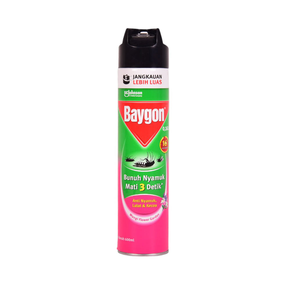 BAYGON INSECT KILLER WANGI FLOWER GARDEN 675 ML
