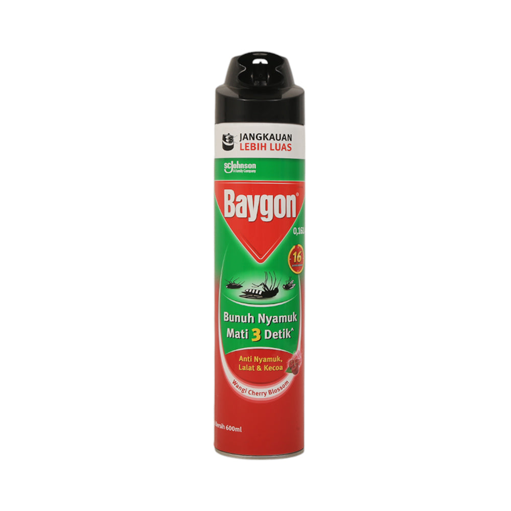 BAYGON INSECT KILLER WANGI CHERRY BLOSSOM 600 ML