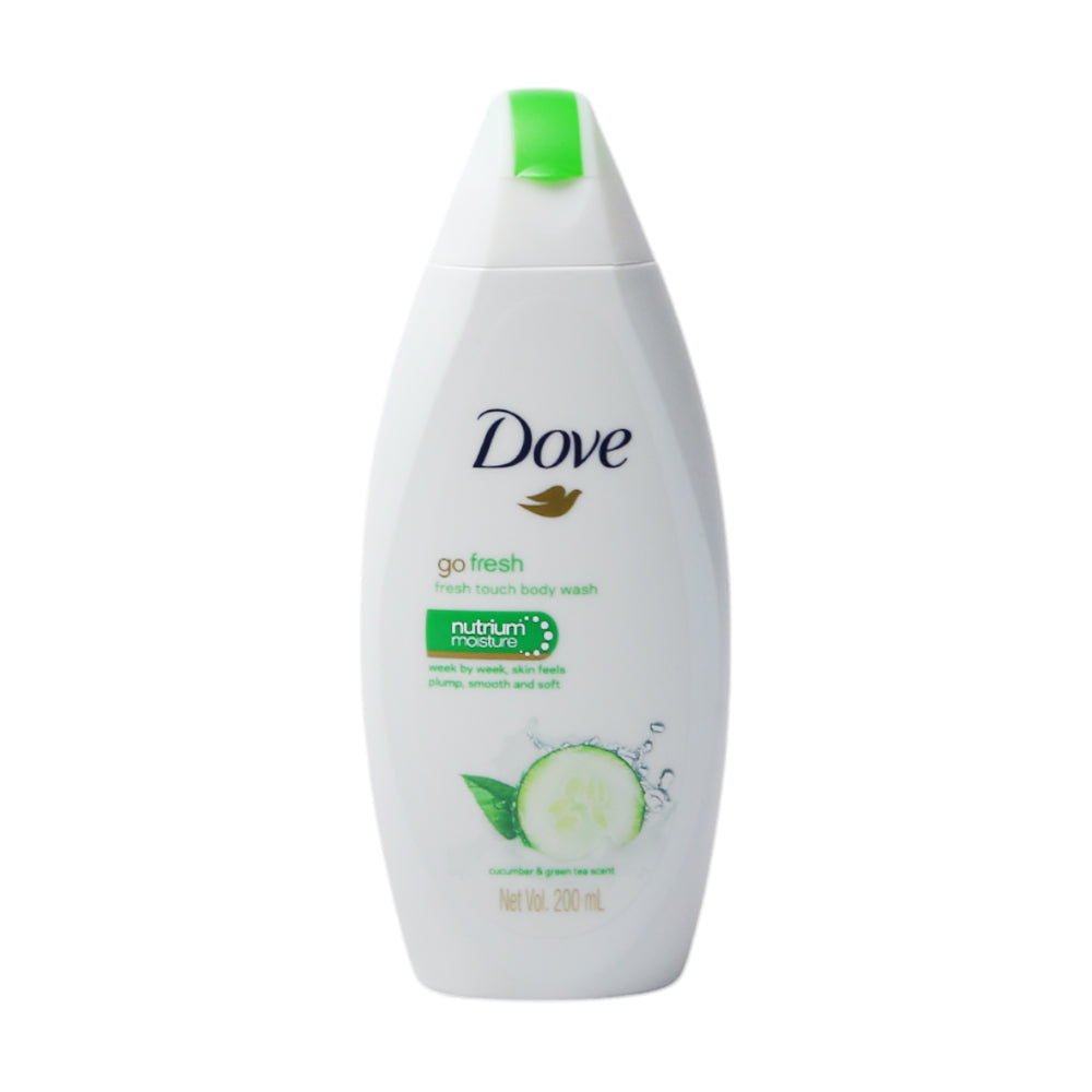 DOVE BODY WASH GO FRESH CUCUMBER & GREEN TEA 200 ML