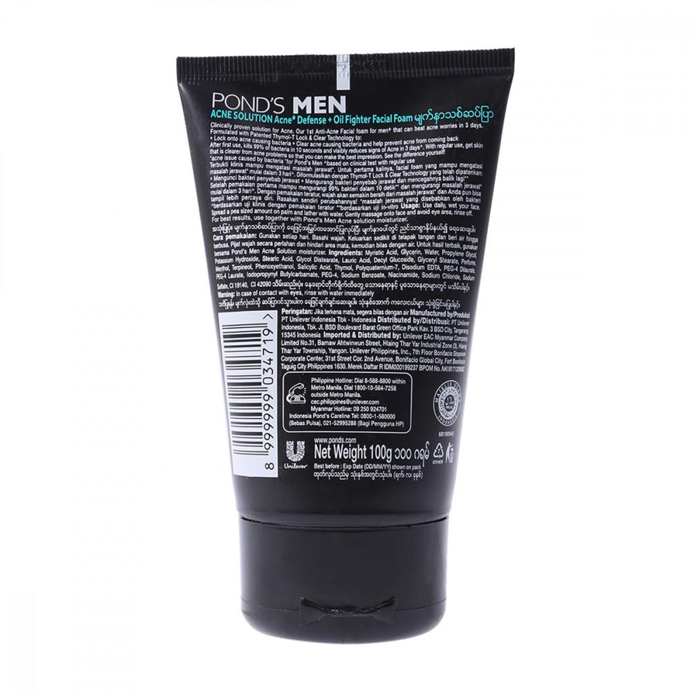 PONDS MEN ACNE FACE WASH OIL CONTROL 100 ML