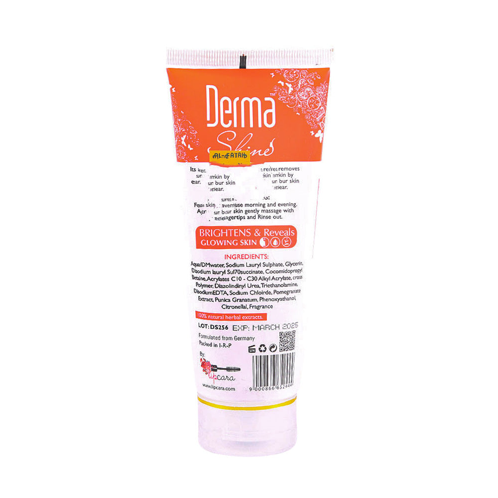 DERMA SHINE ACTIVE WHITE FACE WASH 200 GM