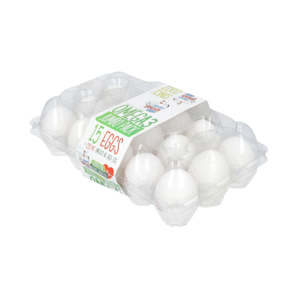 FARM FRESH OMEGA 3 JUMBO PACK 15 EGG