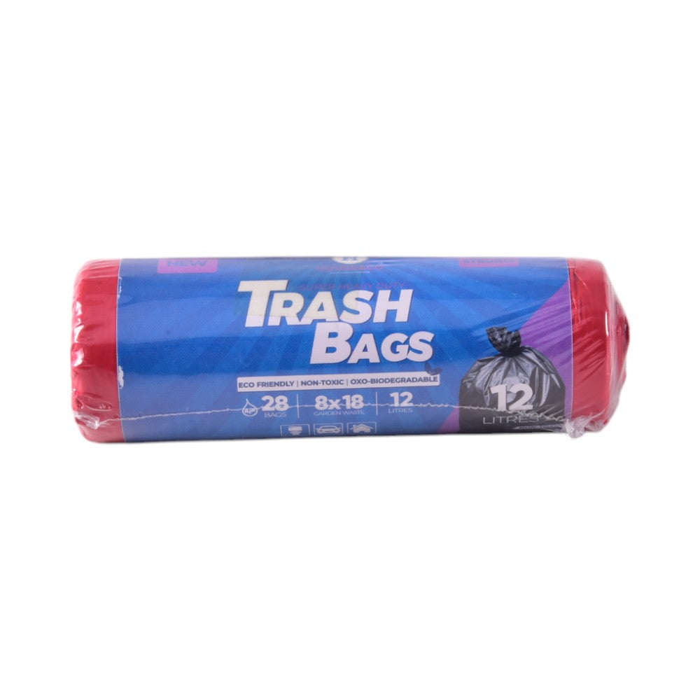 HOUSE&CO TRASH BAG (RED) X.MINI 8X18 28PCS