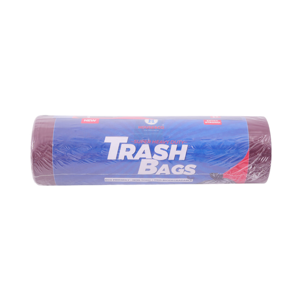 HOUSE&CO TRASH BAG (RED) X-LARGE 27X38 12PCS