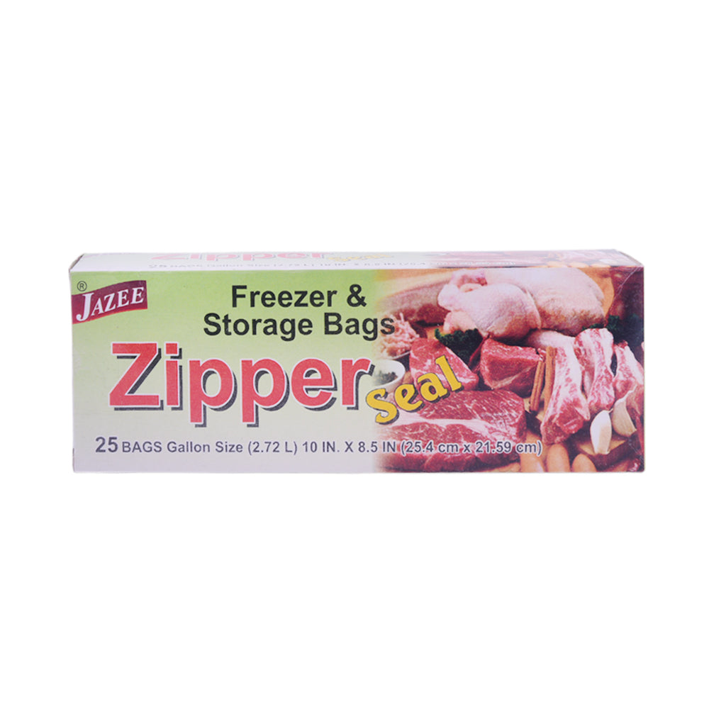 JAZEE ZIPPER SEAL FREEZER 25 BAGS
