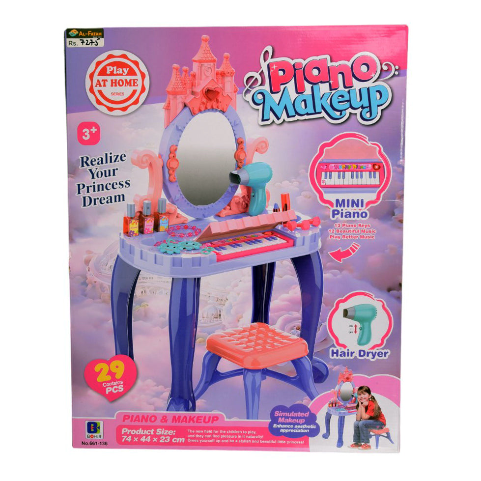 661-136 PLAY AT HOME DRESSING TABLE WITH PIANO