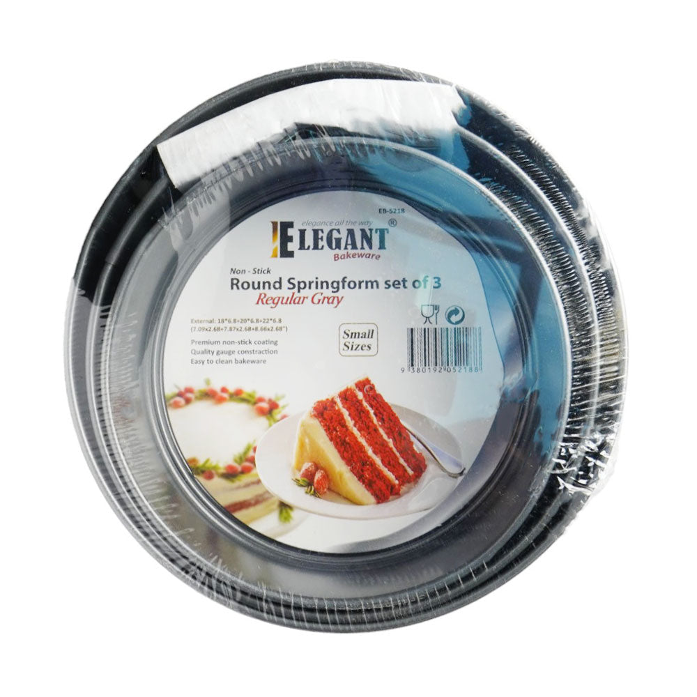 CAKE PAN SET 3PC ELEGANT EB5218
