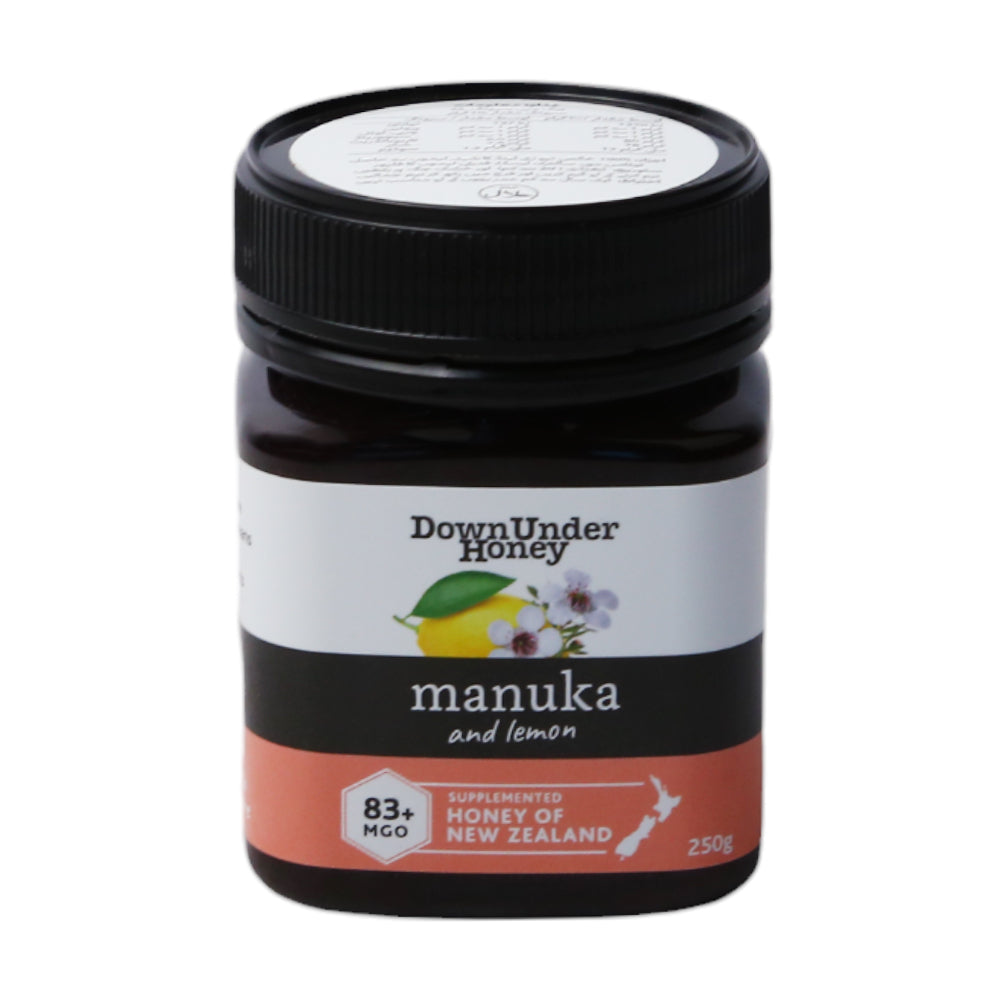 DOWN UNDER MANUKA HONEY WITH LEMON 250 GM