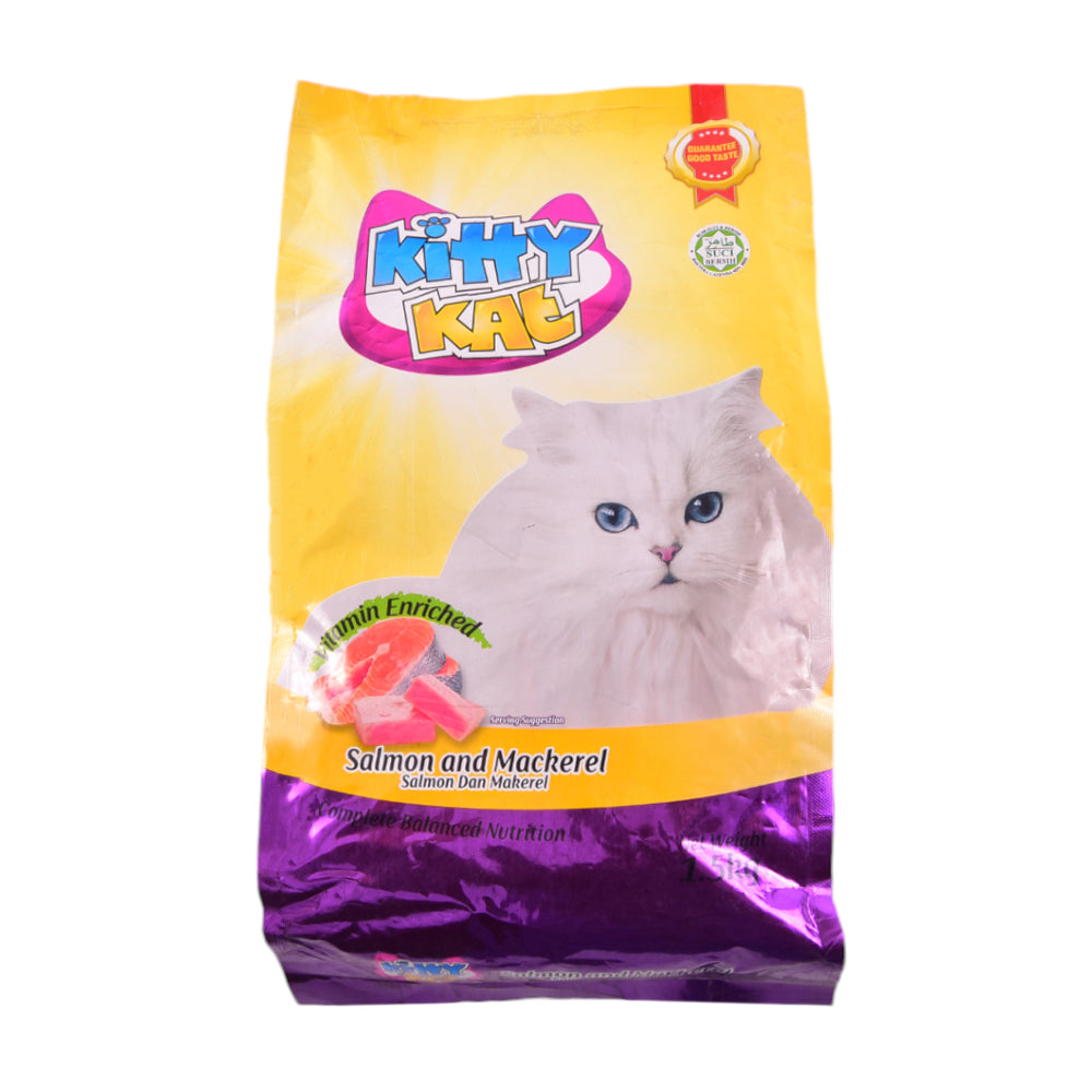 KITTY KAT SALMON AND MACKEREL VITAMIN ENRICHED 1.5KG