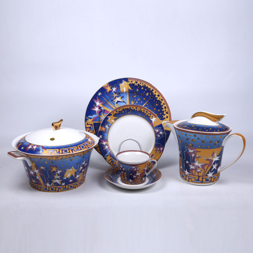 DINNER SET ROYAL BISTRO 85PC 85-654G