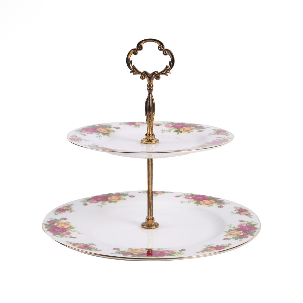 DISH CAKE ROYAL BISTRO 2TIRE K105-2-801