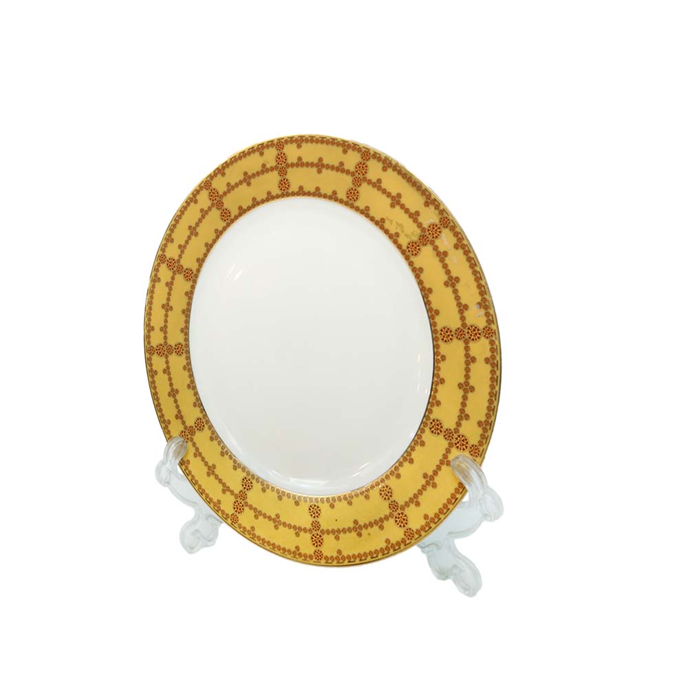 PLATE QUARTER ROYAL BISTRO P-915Y BASIC