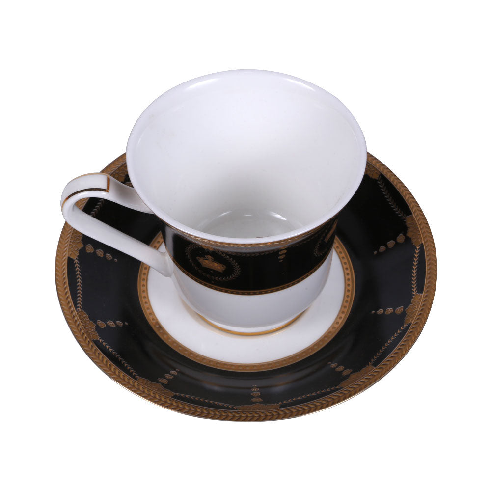 CUP & SAUCER SET ROYAL BISTRO 12PC 12-HH-904B