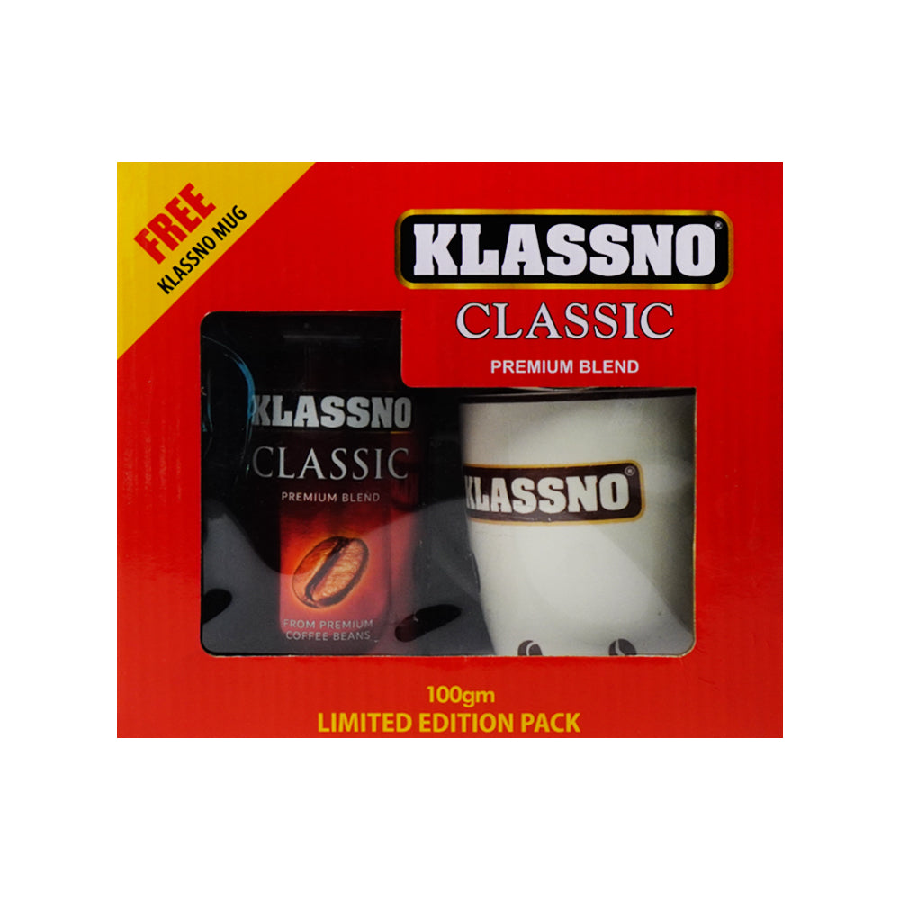 KLASSNO COFFEE CLASSIC PREMIUM BLEND 100 GM WITH MUG