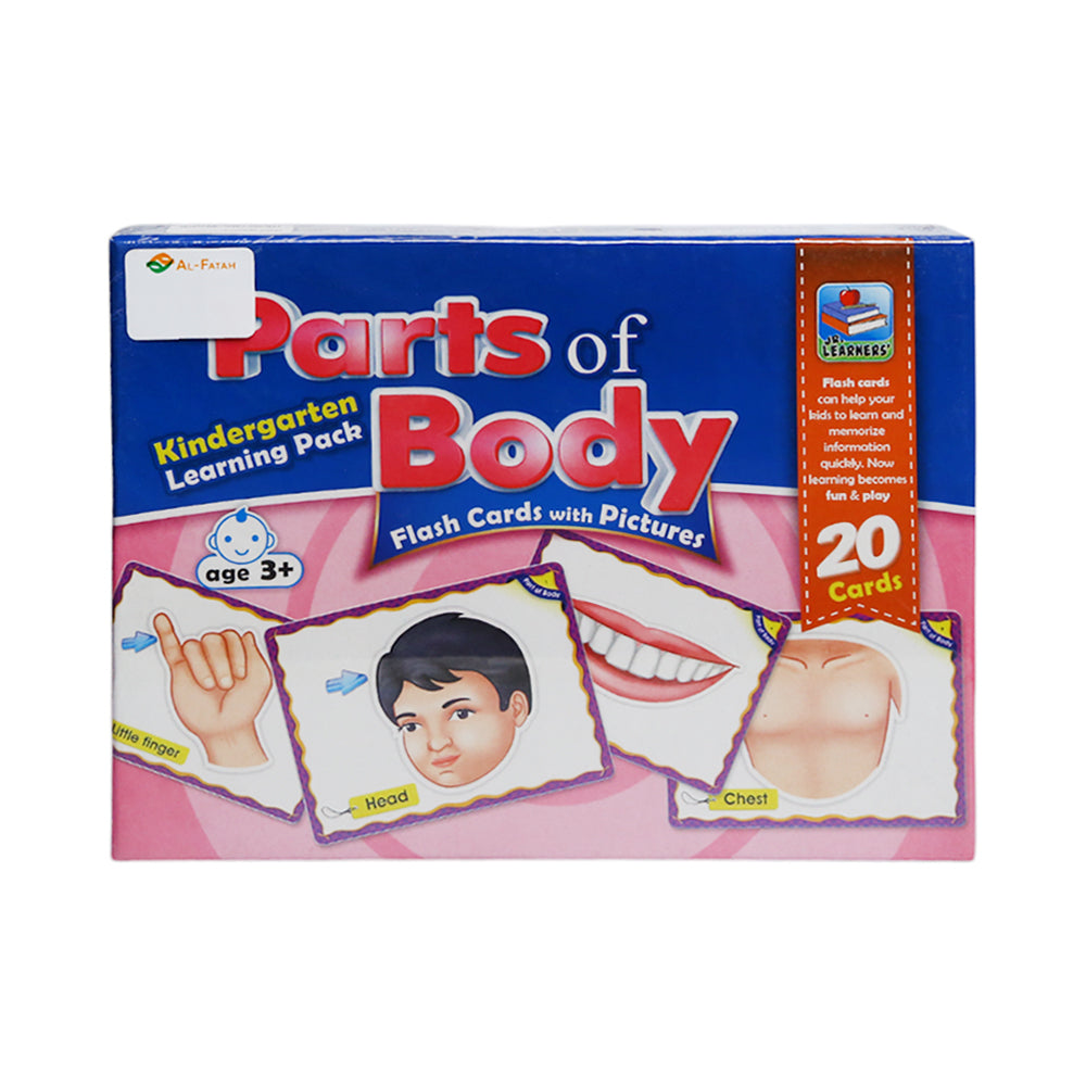 2411 PARTS OF BODY FLASH CARDS 20 CARDS