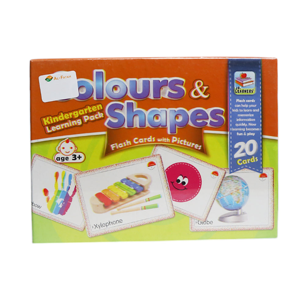 2414 COLOURS & SHAPES FLASH CARDS 20 CARDS