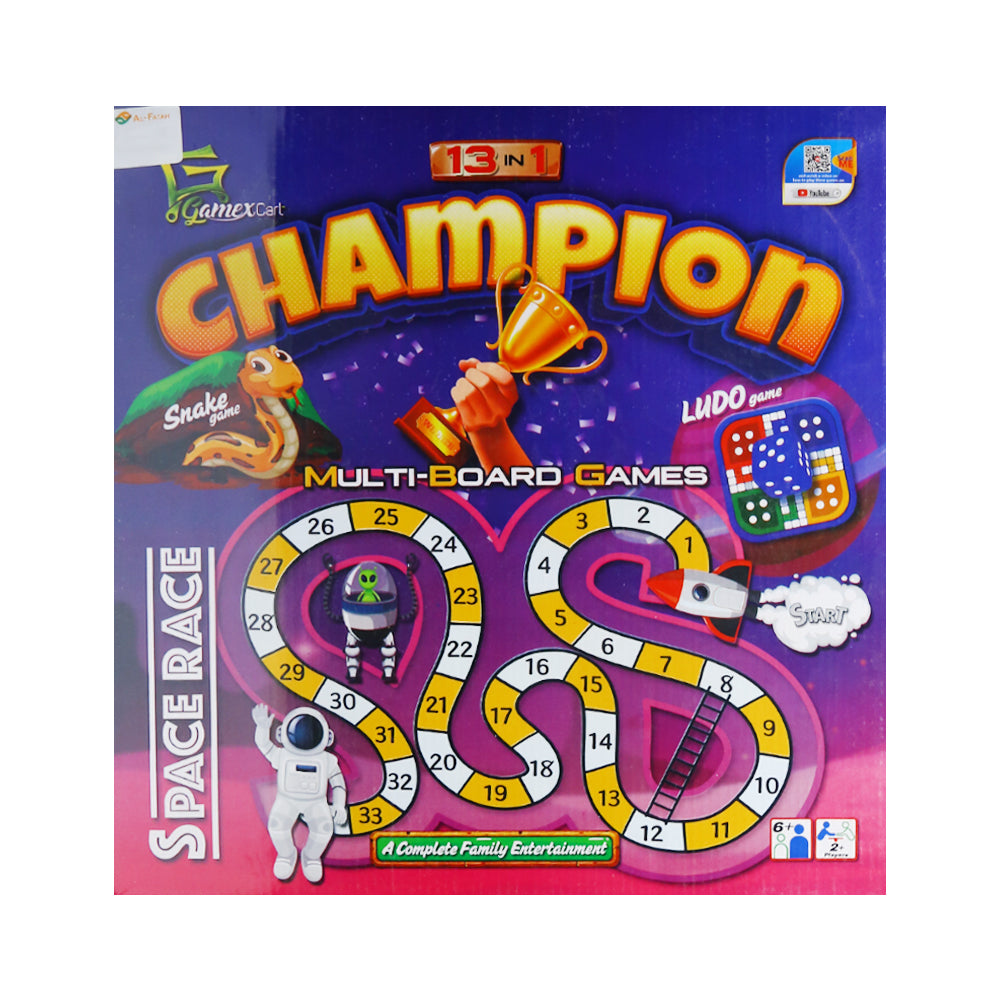 7041 CHAMPION LUDO BOX 13 IN 1