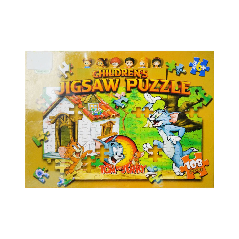 8807 LEARNERS CHILDERNS JIGSAW PUZZLE TOM & JERRY 108PC