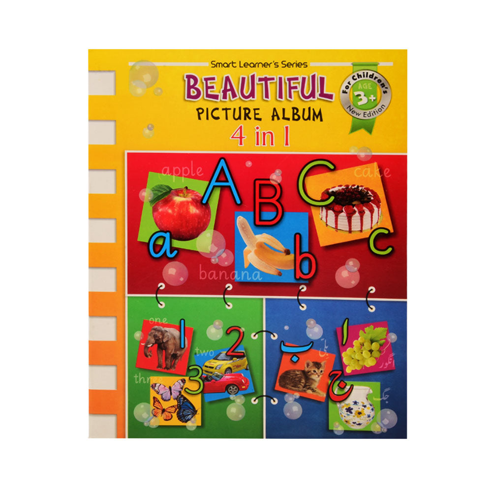 2349 SMART LEARNERS BEAUTIFUL PICTURE ALBUM BOOK 4IN1