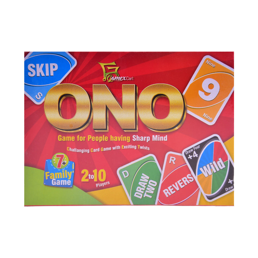 9902 GAMEXCART ONO CARD GAME
