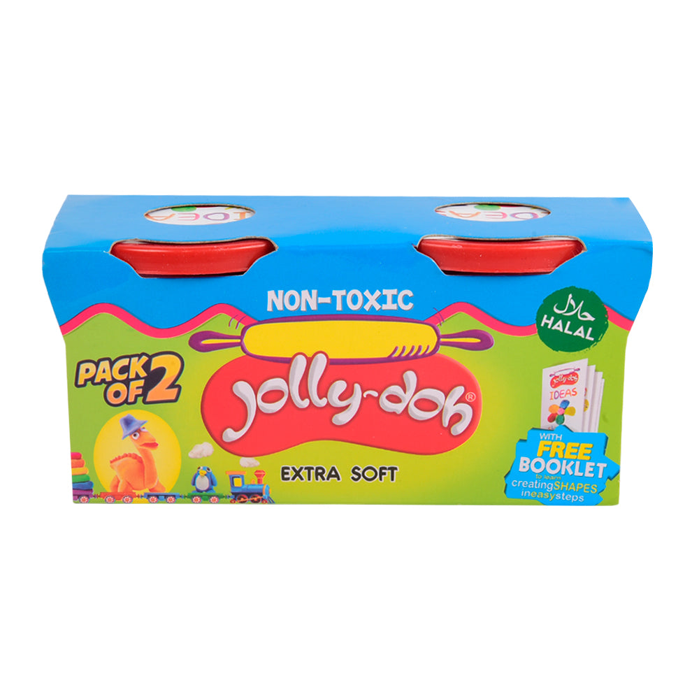 2069 JOLLY DOH PLAY DOUGH 2PC PACK A.M