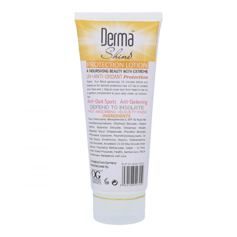 DERMA SHINE SUNBLOCK SPF 45/50 TUBE 200 GM