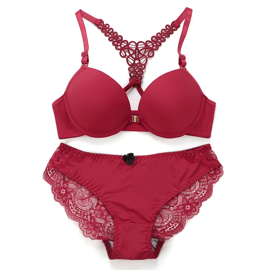 BELLEZA FRONT OPEN PADDED BRA SET A2128