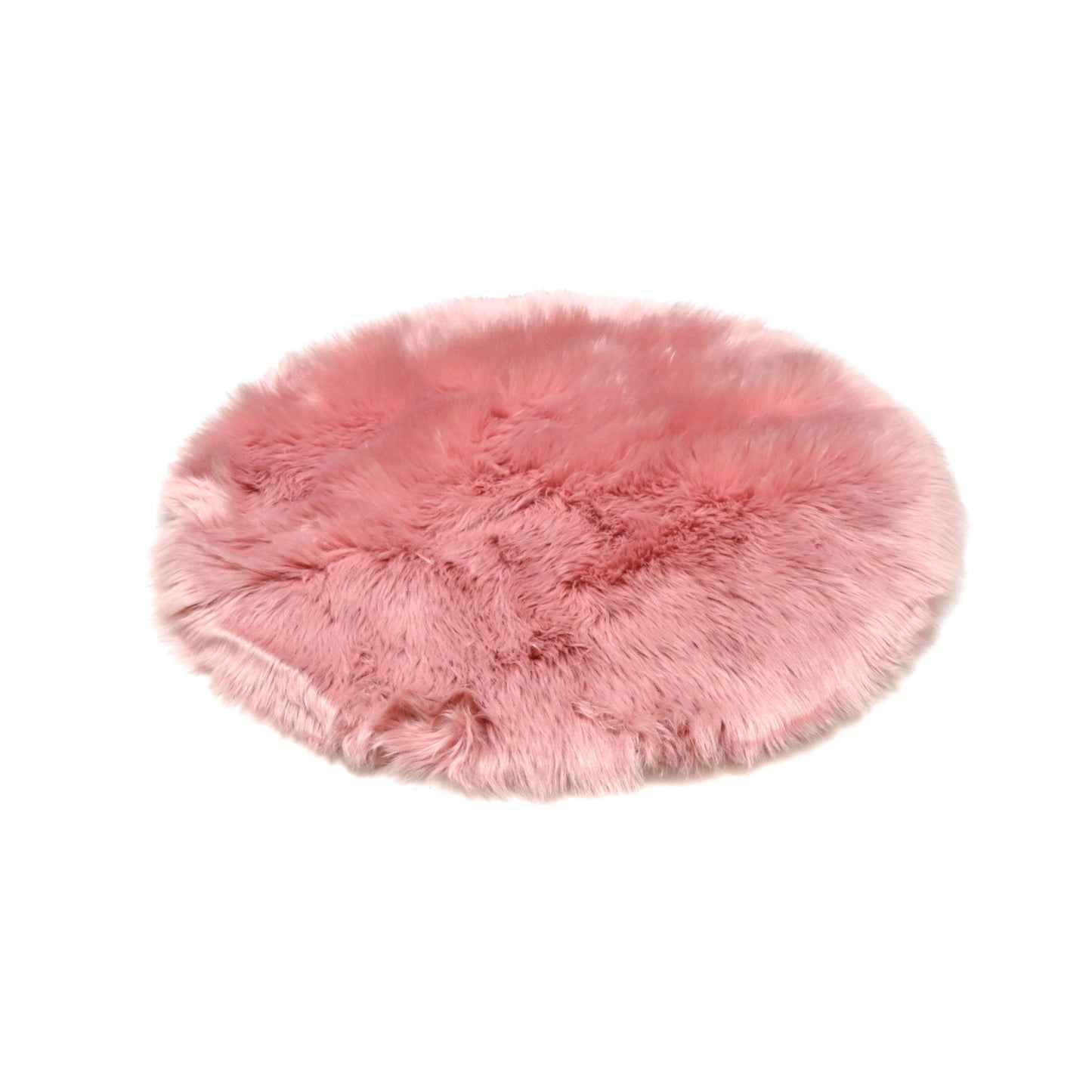 ORIENTAL FUR RUG ROUND 80X80