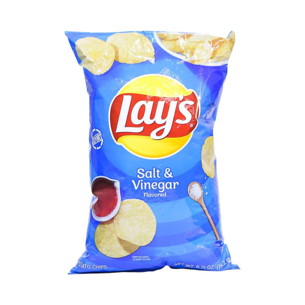 LAYS CHIPS SALT AND VINEGAR 184.2 GM