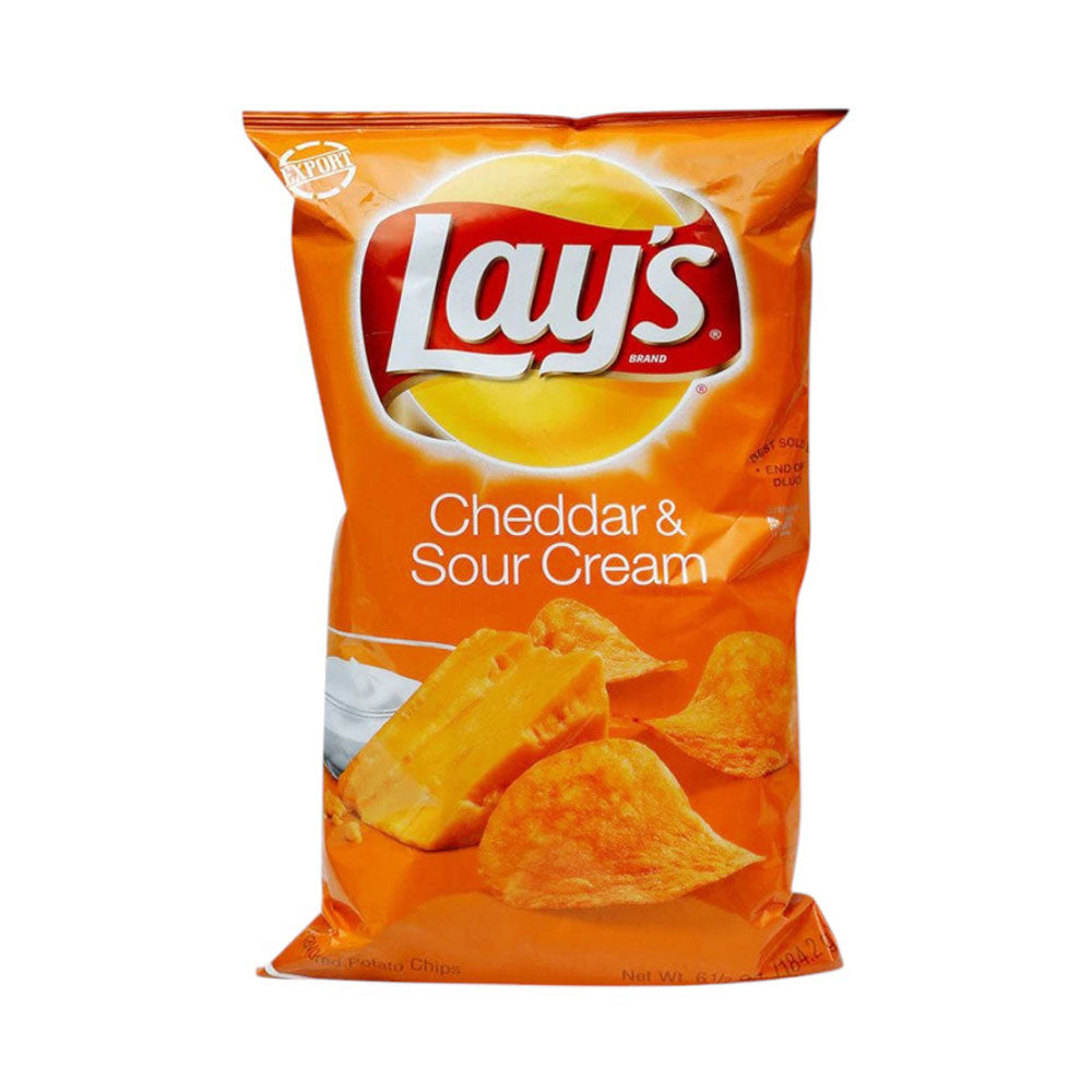 LAYS CHIPS CHEDDAR AND SOUR CREAM 184.2 GM