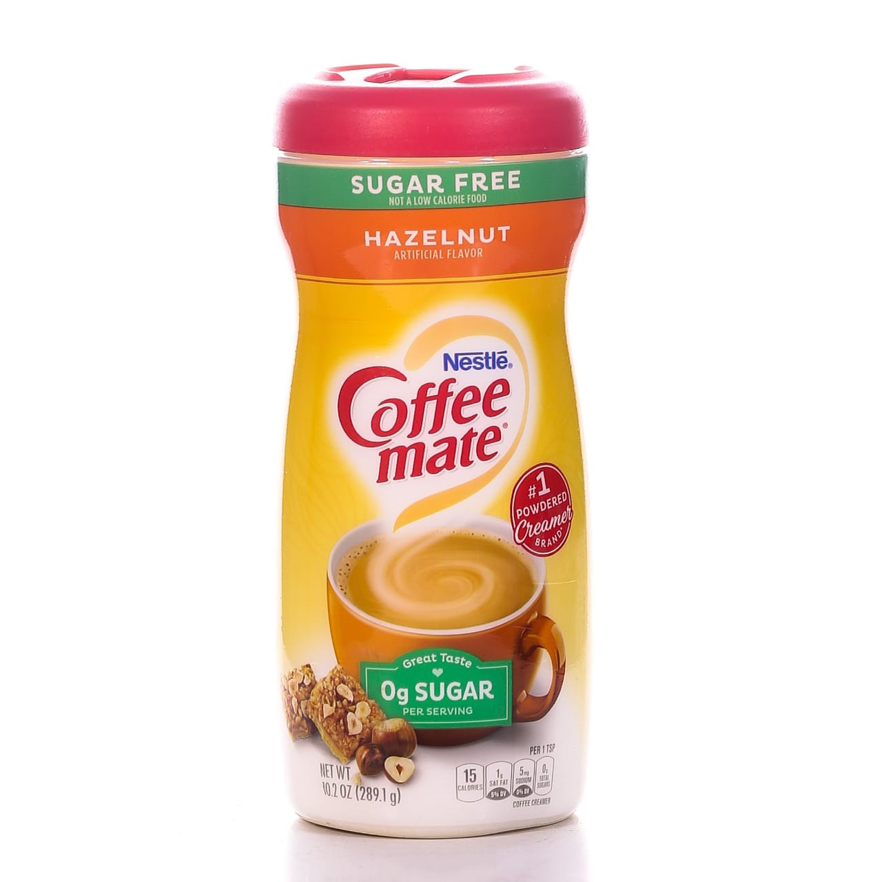NESTLE COFFEE MATE HAZELNUT SUGAR FREE 289.1 GM