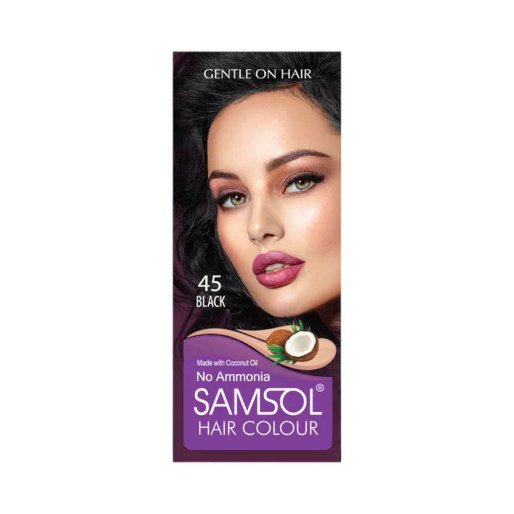 SAMSOL HAIR COLOR BLACK 45 50ML