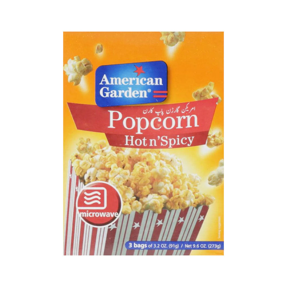AMERICAN GARDEN POP CORN HOT AND SPICY 273 GM