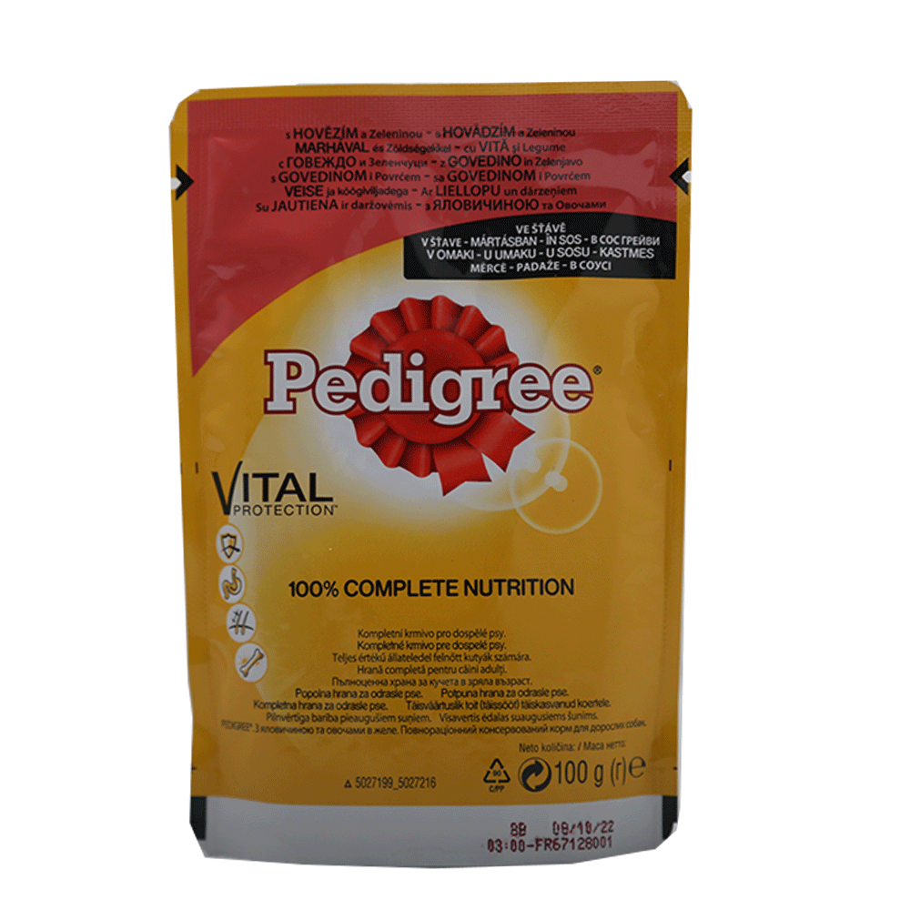 PEDIGREE DOG FOOD MIX SELECTION JELLY 100 GM