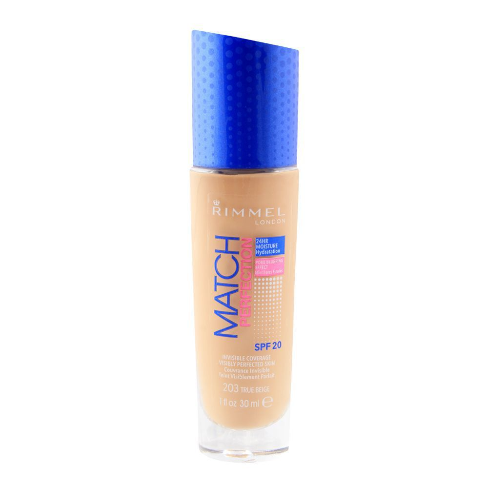 RIMMEL MATCH PERFECTION FOUNDATION TRUE BEIG PC