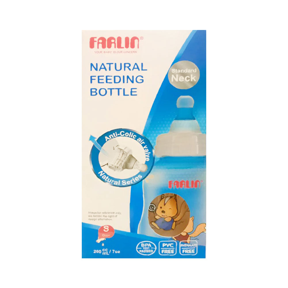 FARLIN BABY FEEDING BOTTLE NATURAL 0M+200 ML NF-898