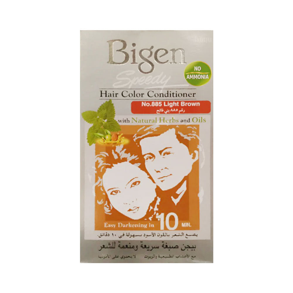 BIGEN SPEEDY HAIR COLOR CONDITIONER LIGHT BROWN 885