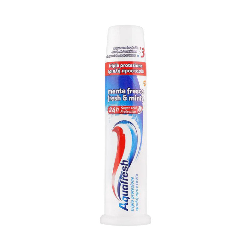 AQUAFRESH TOOTH PASTE PUMP FRESH AND MINTY 100 ML