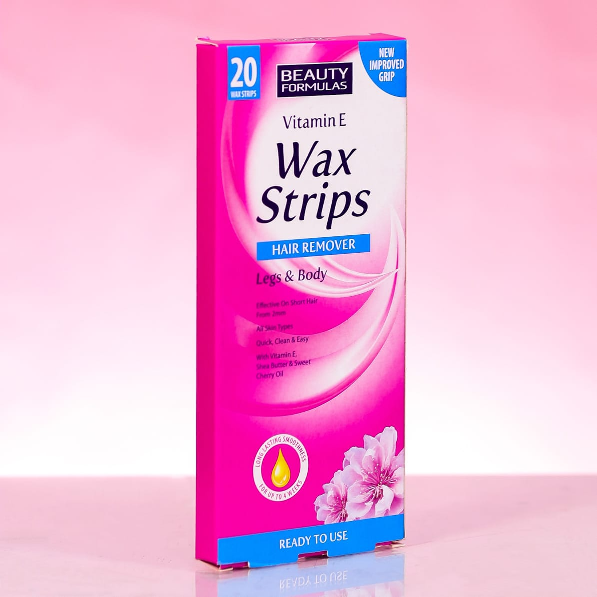 BEAUTY FORMULA HAIR REMOVER WAX STRIPS VITAMINE E 20S