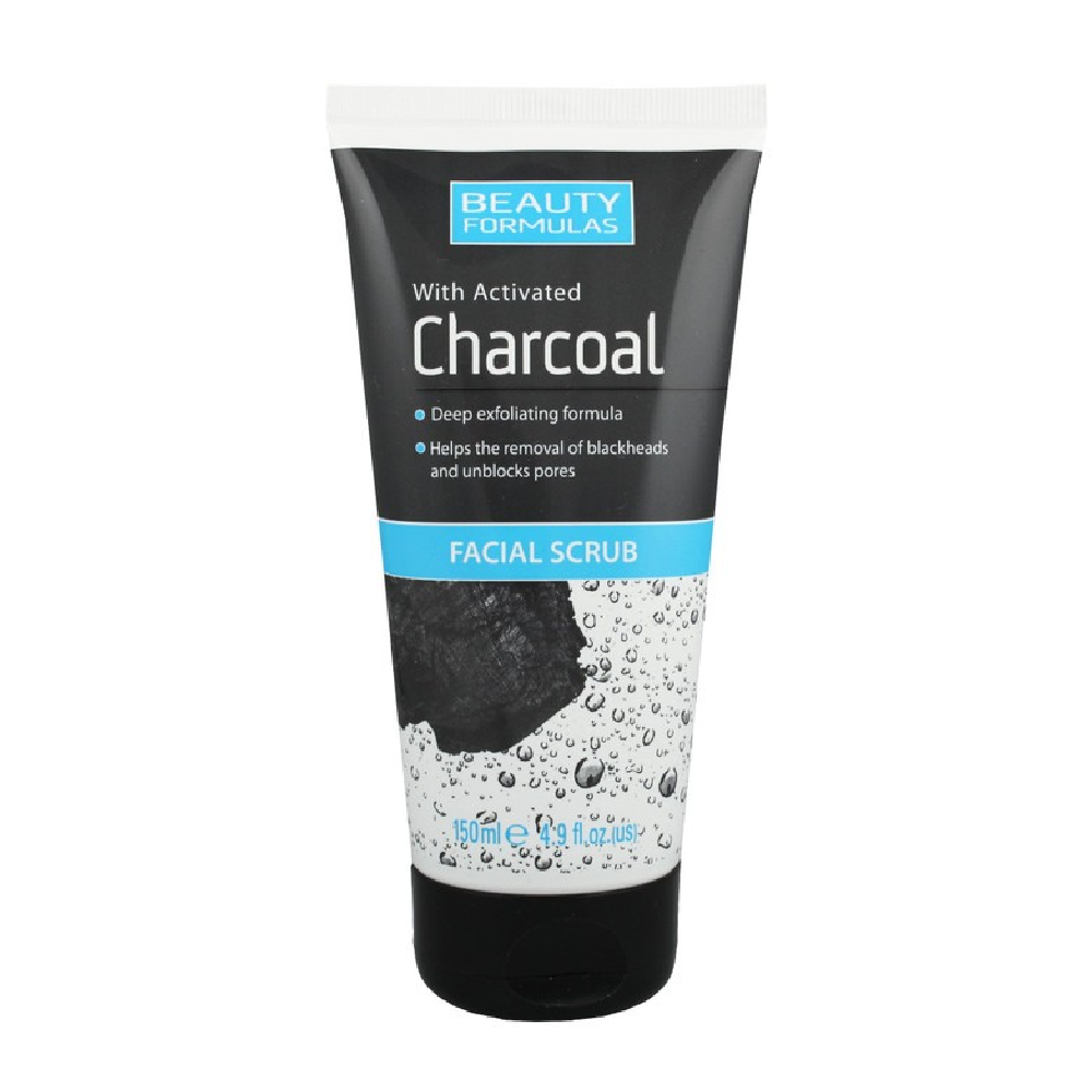 BEAUTY FORMULA CHARCOAL FACIAL SCRUB 150 ML