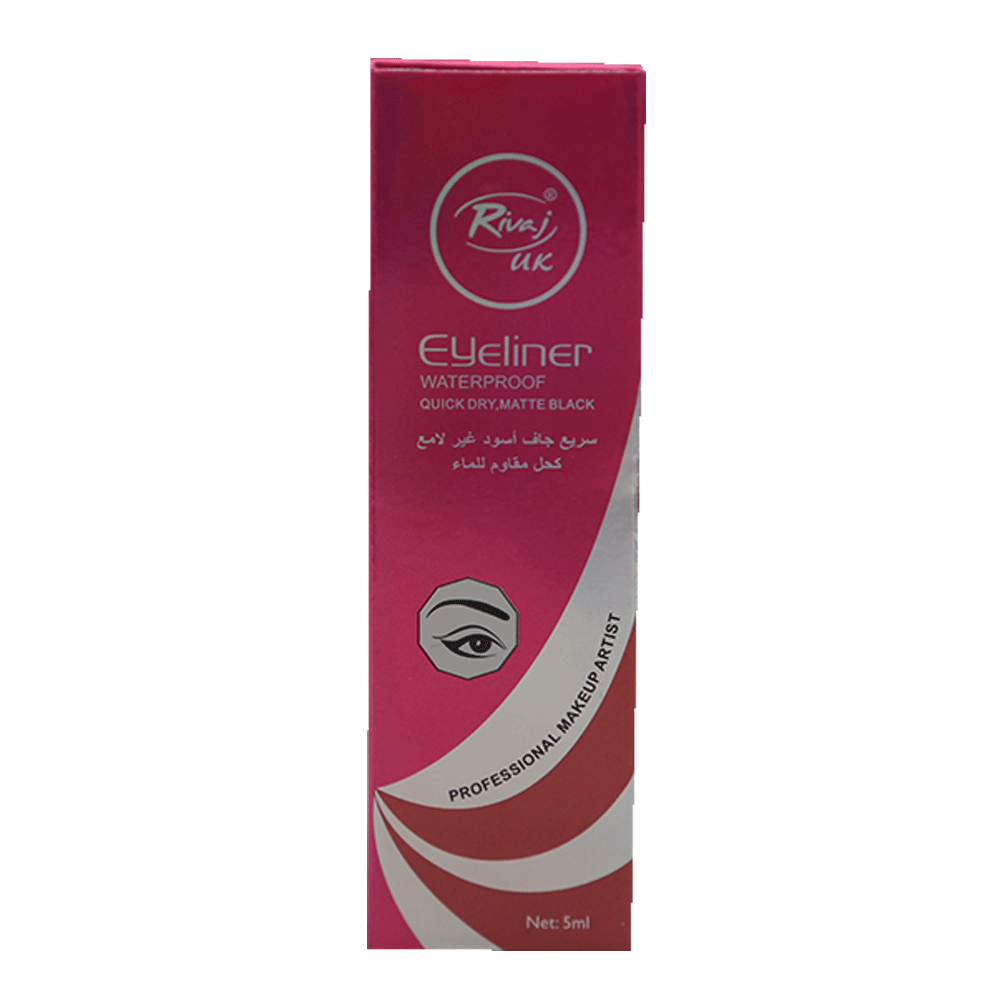 RIVAJ WATER PROOF EYE LINER QUICK DRY MATTE 5 ML