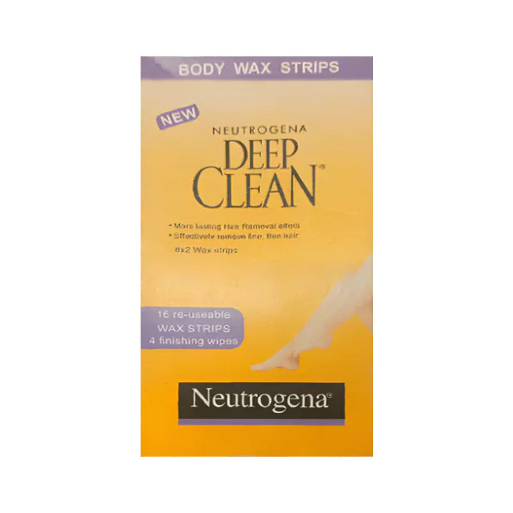 NEUTROGENA DEEP CLEAN BODY WAX STRIPS PC