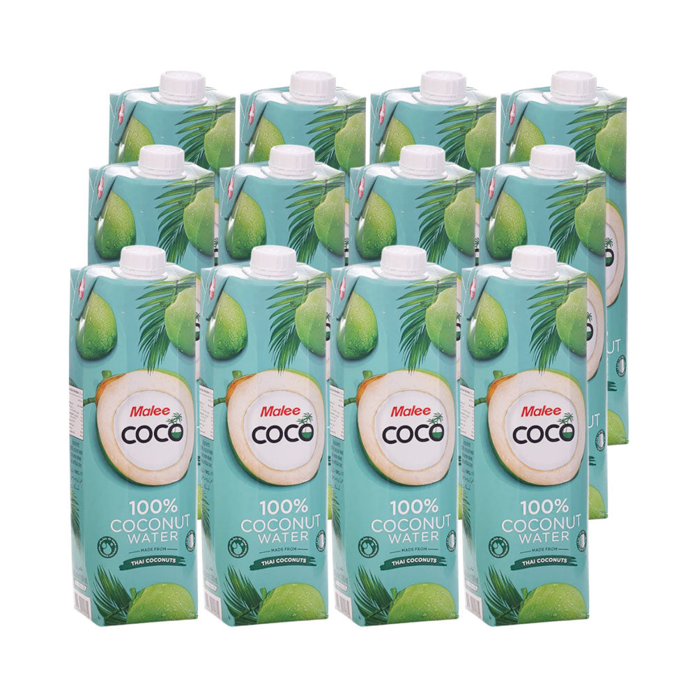 MALEE 100% COCONUT WATER 1 LTR*12