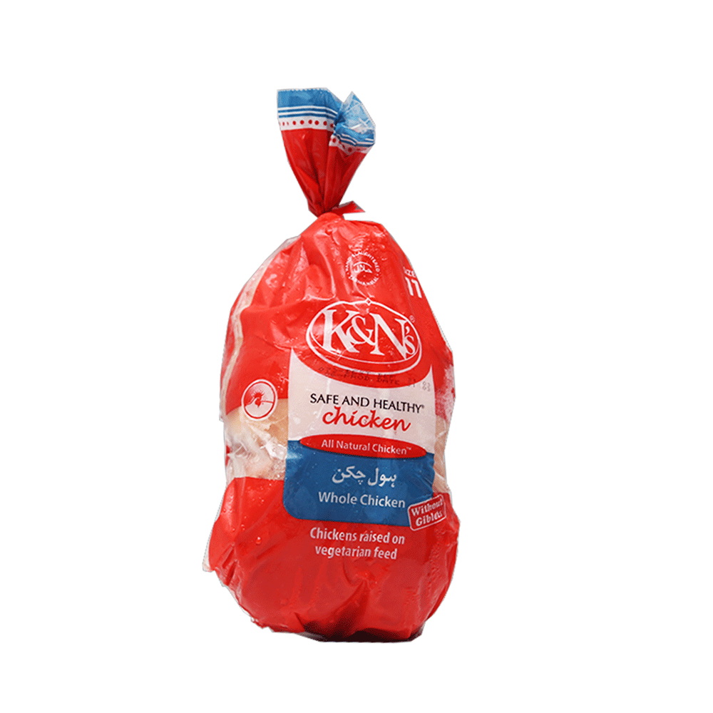 K&N WHOLE CHICKEN WITHOUT GIBLETS 1 KG