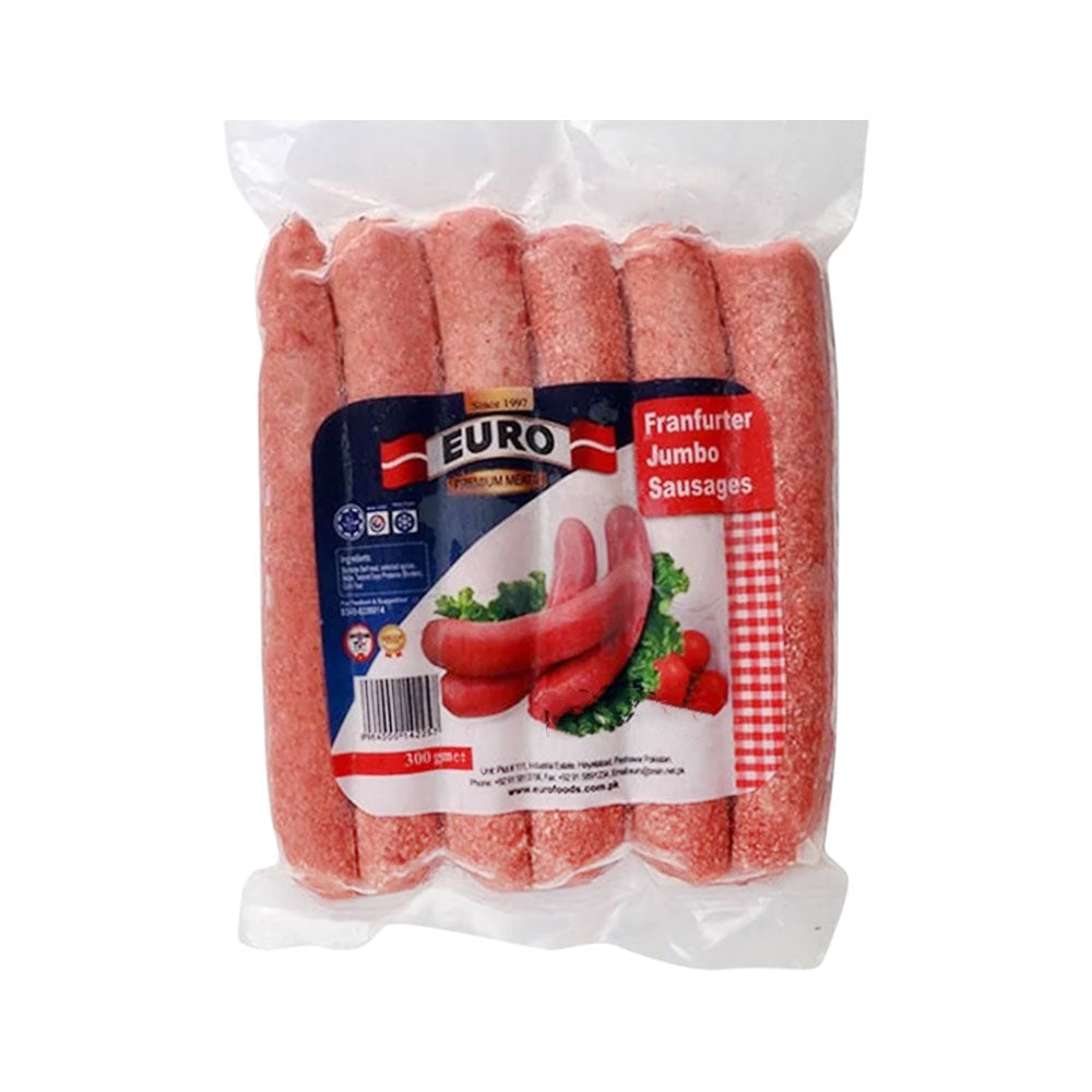 EURO FRANKFURTER JUMBO SAUSAGES 280 GM