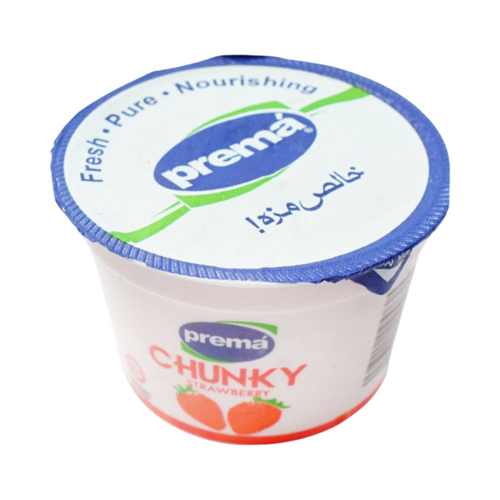 PREMA YOGURT CHUNKY STRAWBERRY 90 GM